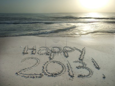 15027249-happy-2013-written-in-sand-at-the-beach